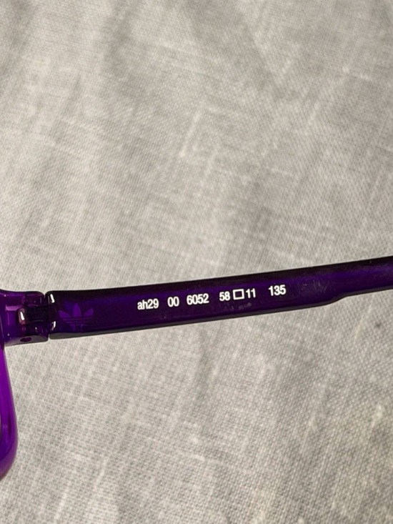 Adidas Tokyo AH29 6052 Sunglasses 58-11-135 Two Tone Purple main image 2